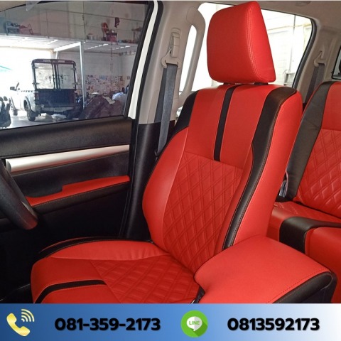 เบาะหนังแท้สีแดง เบาะหนังแท้สีแดง